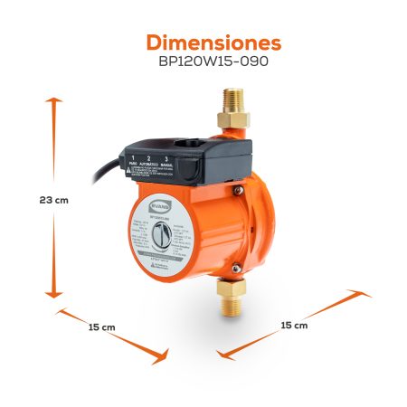 Bomba presurizadora 120 W. | BP120W15-090 - Imagen 6
