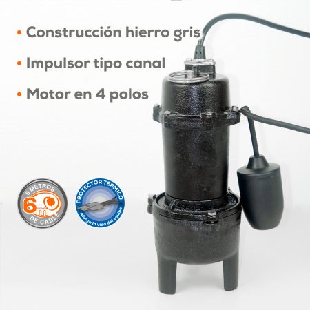 Motobomba para agua con sólidos | SV2ME040 - Imagen 2