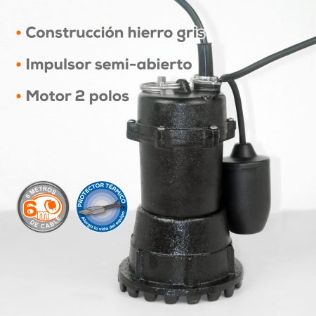 Bomba para agua con sólidos | SV1.5ME050 - Imagen 2