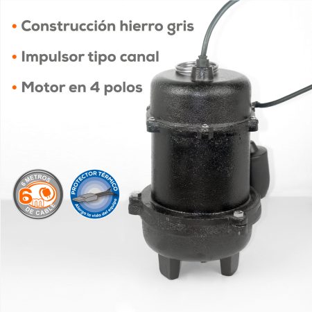 Bomba para agua con sólidos. | SSN2ME100 - Imagen 2