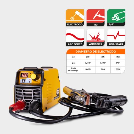 Soldadora digital Inverter 140 A | SD140A110V - Imagen 2