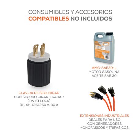 Generador 4,000 W 7.5 HP | G40MG0750TH - Imagen 5
