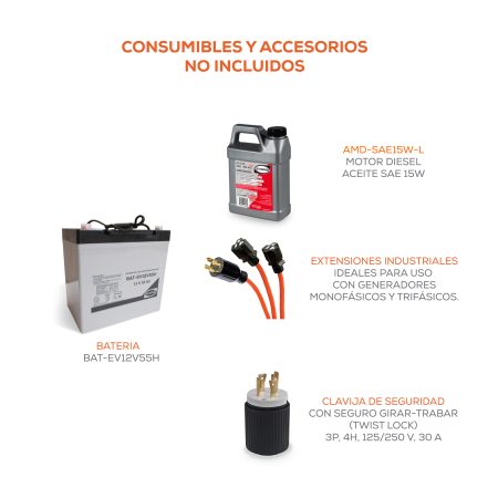 Generador 7 000 Watts Diesel | G75MD1200THAE - Imagen 5