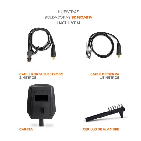 Soldadora digital Inverter Bivoltaje | SD160ABIV - Imagen 4