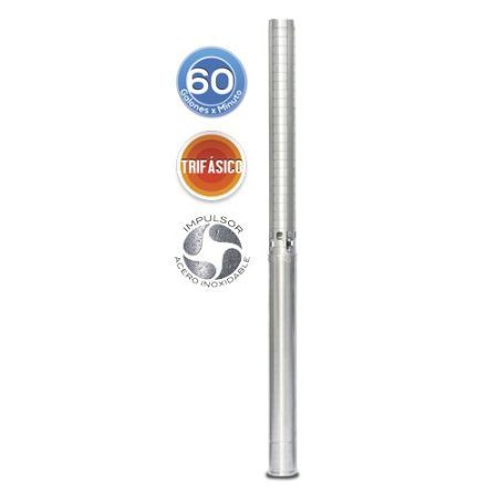 Equipo de Riego 60GPM Inox 7.5 HP | SD460ME0750GI - Imagen 2