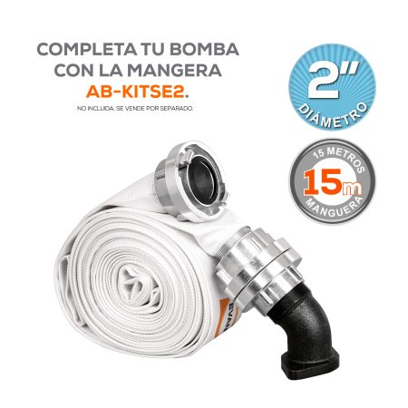 Bomba aguas residuales 1 HP | SAS2ME100F - Imagen 3