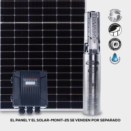 Bomba de 1 panel solar 1/4 HP | SOLAR025-35L - Imagen 2