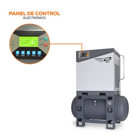 Compresor de tornillo 7.5 HP 220 V | CT220ME0750-500 - Imagen 5
