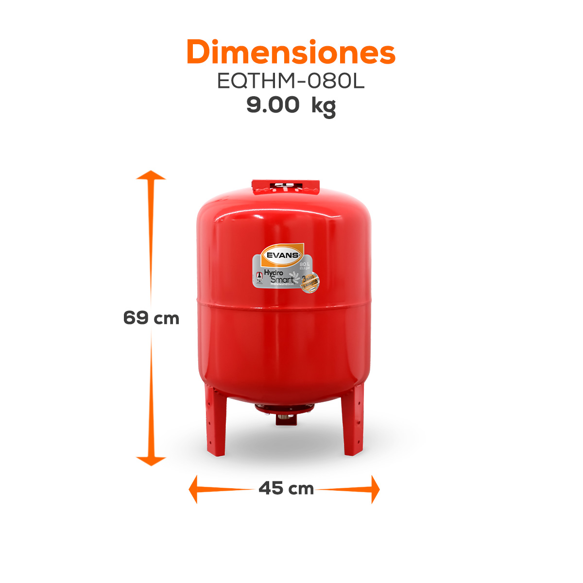 Tanque lineal de 80 L | EQTHM-080L - Imagen 6