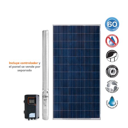 Bomba Solar 5 HP 60 lpm | SOLAR-MASTER60 - Imagen 2