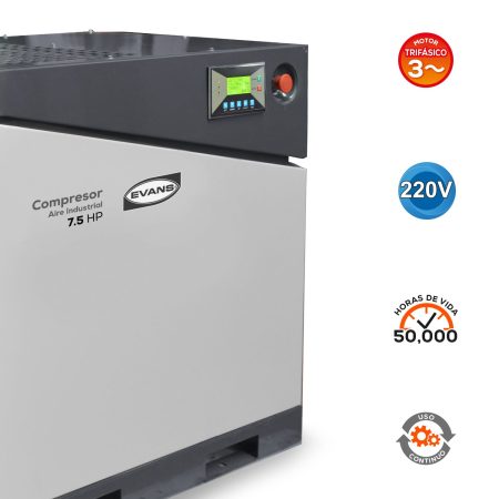Compresor de tornillo 7.5HP 220V - Imagen 2