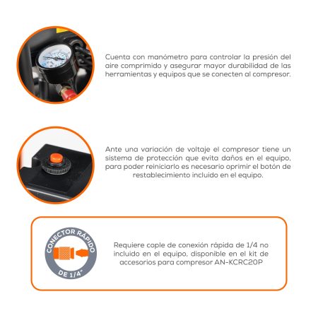PaintAir 1.5HP 10L 120V - Imagen 7
