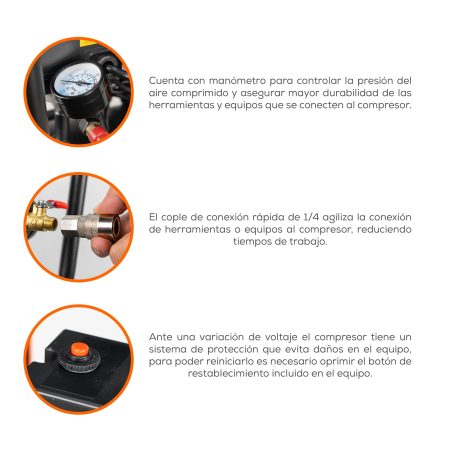 PaintAir 1.5HP 18L 120V - Imagen 7