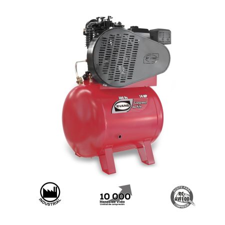 Compresor 2 etapas 14HP 300L - Imagen 6