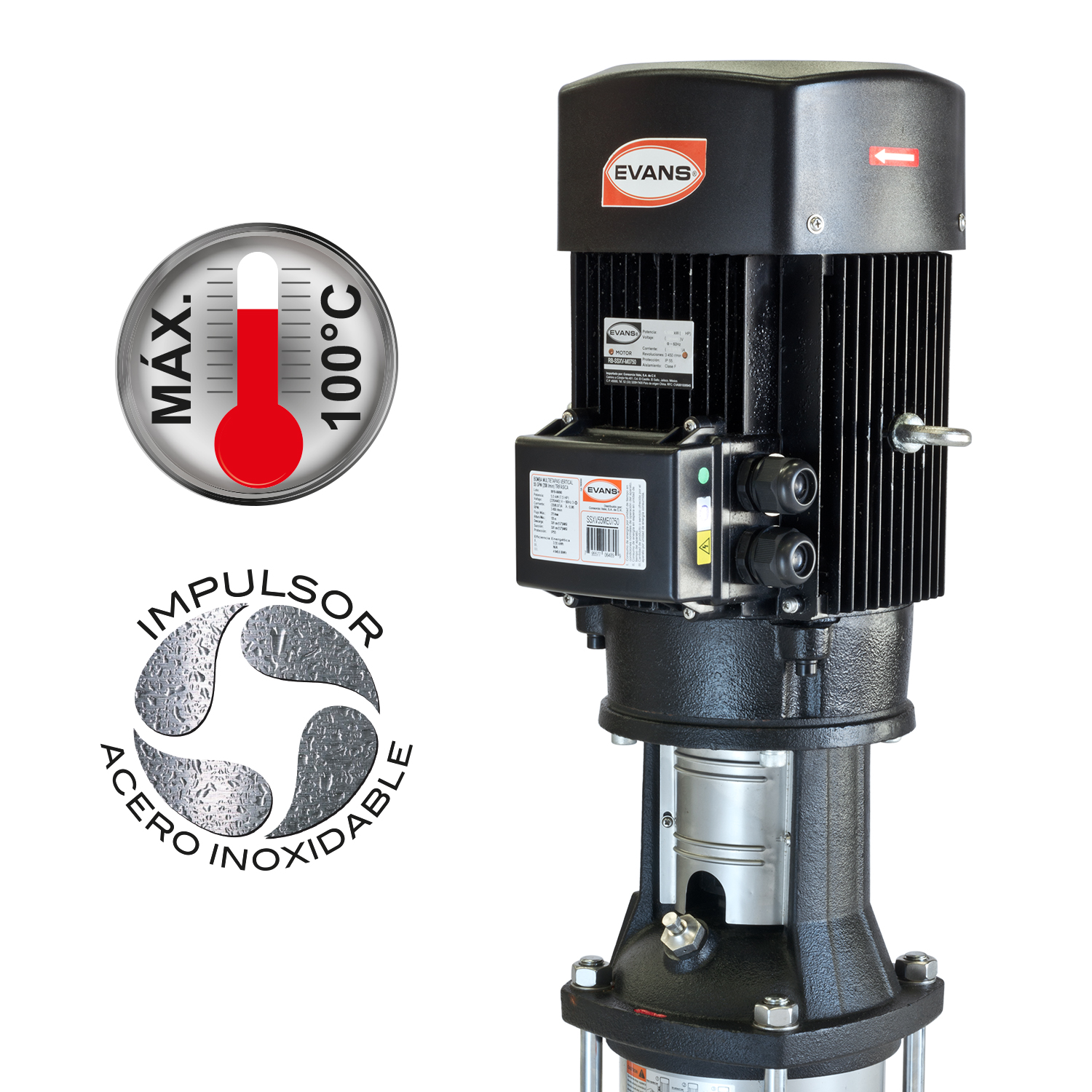 Vertical Multietapas 15 HP | SSXV55ME1500 - Imagen 3
