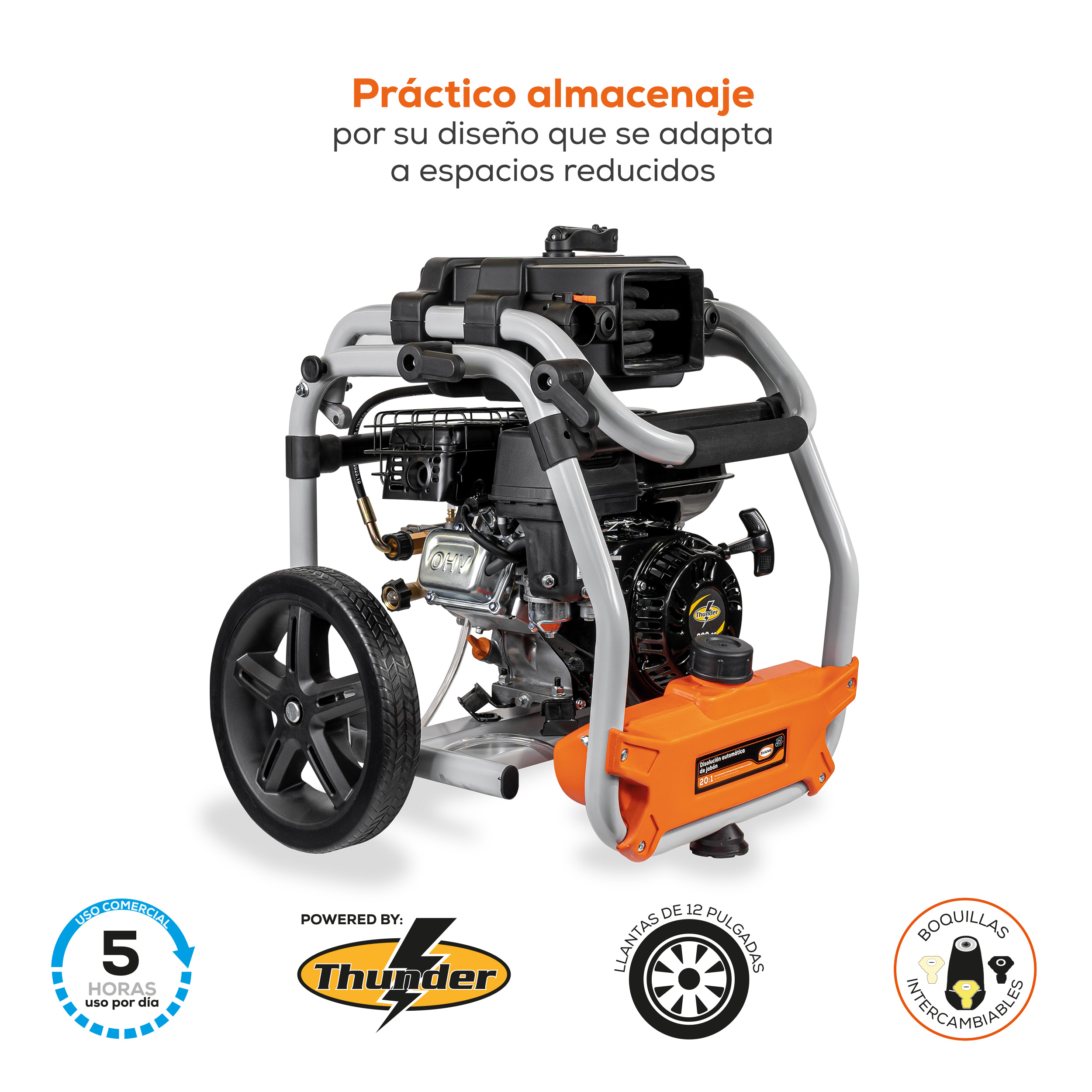 Hidro gasolina 6.50HP Thunder - Imagen 2