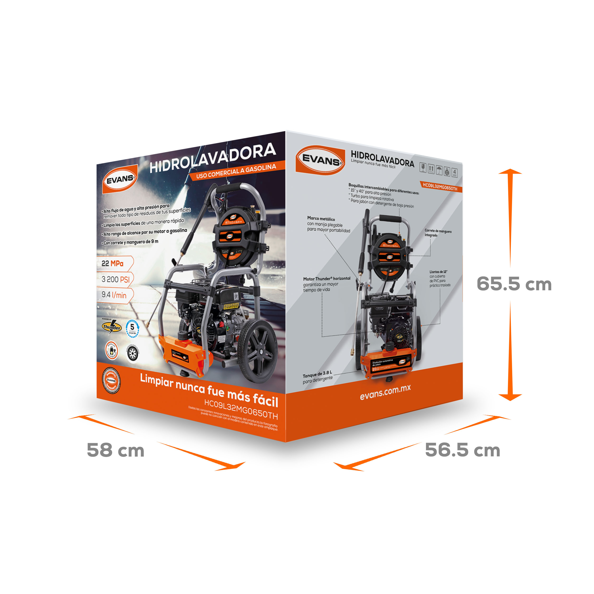 Hidro gasolina 6.50HP Thunder - Imagen 6