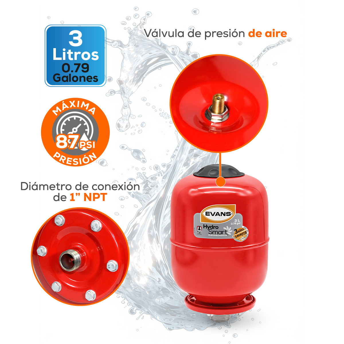 Tanque lineal de 3L - Imagen 3