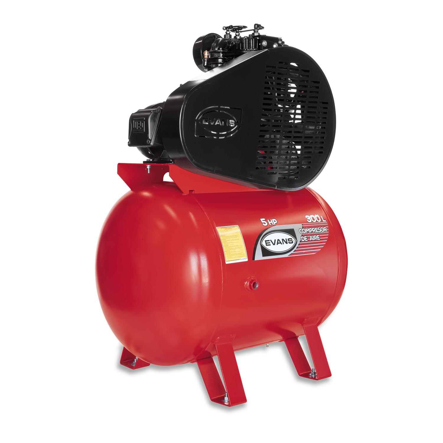 Compresor 2 etapas 5HP 300L