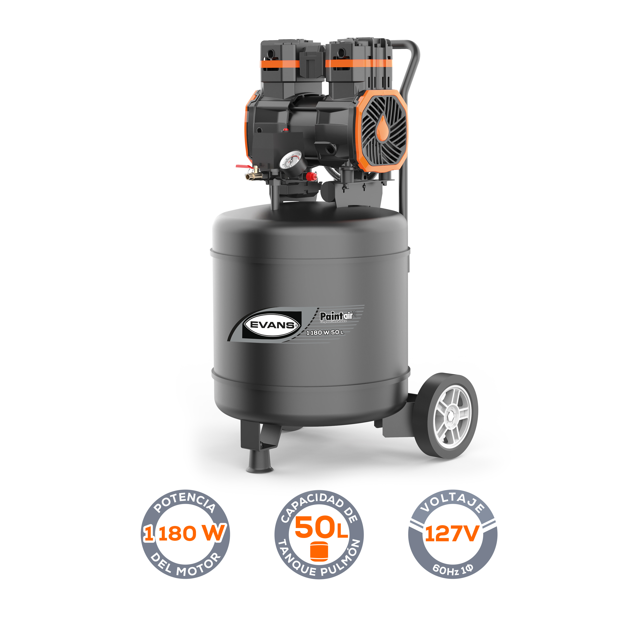 PaintAir 1.5HP 50L 120V - Imagen 5