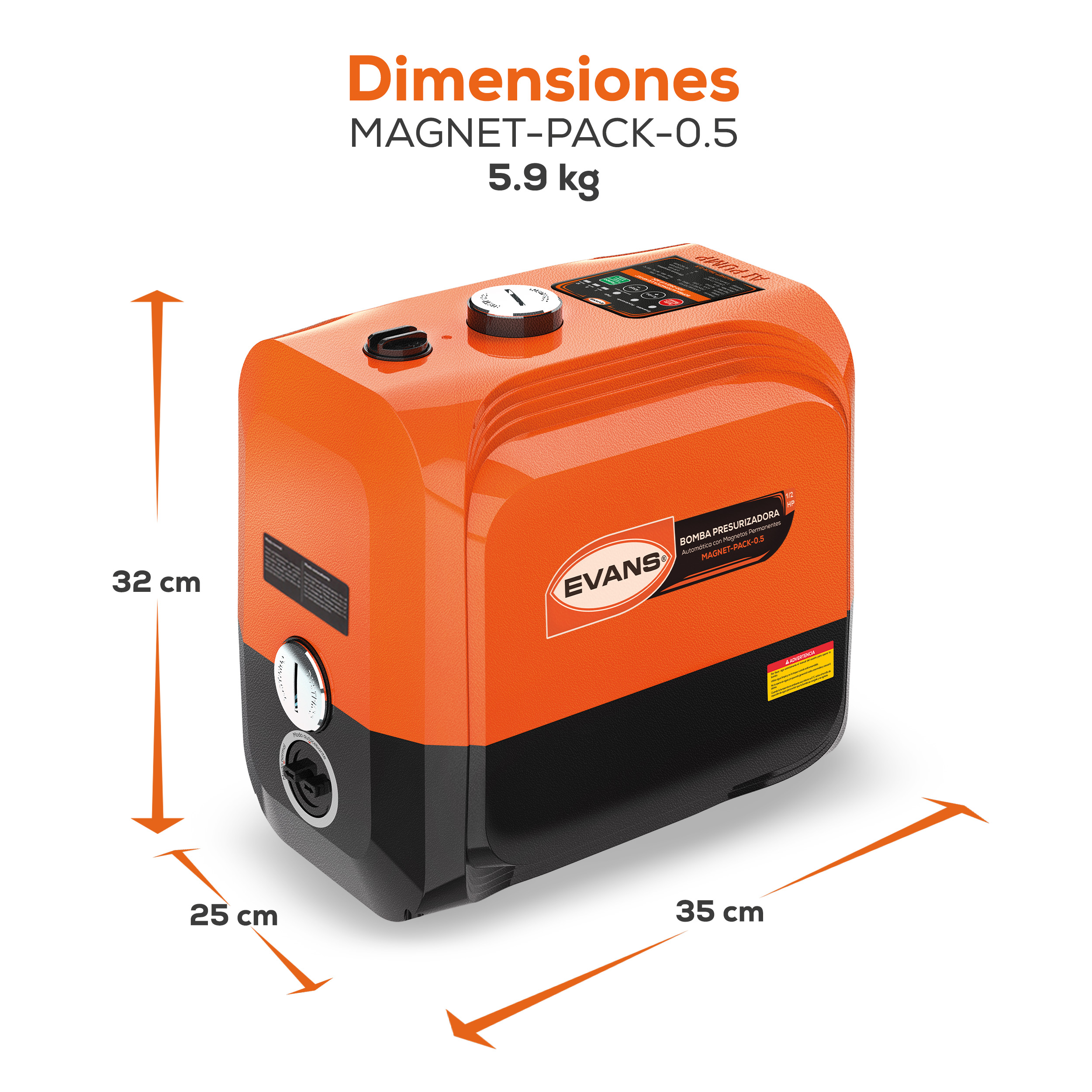 Bomba automática 1/2 Hp - Imagen 6